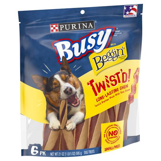 Busy Purina Beggin Twist'd Dog Treats (6 ct)
