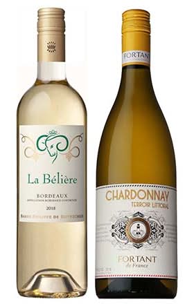442613:辛口白ワイン飲み比べ2本セット/Dry White Wine Tasting 2-Bottle Set