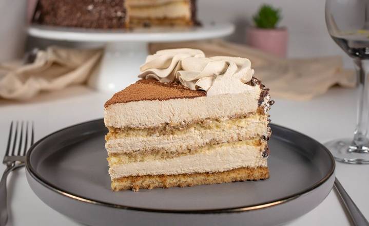 Rebanada Pastel Tiramisu