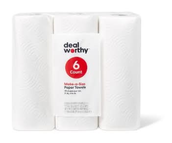 Dealworthy Paper Towels (6 ct)