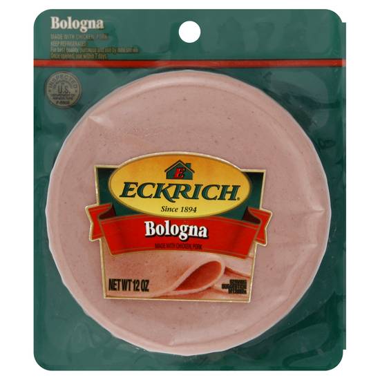 Eckrich Bologna Made With Chicken Pork (12 oz)