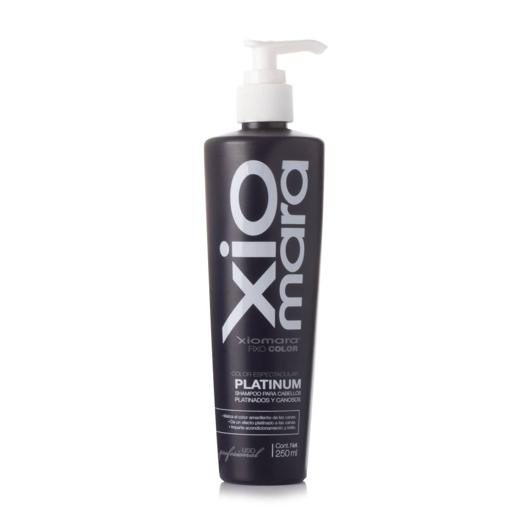 Xiomara shampoo morado platinum (botella 250 ml)