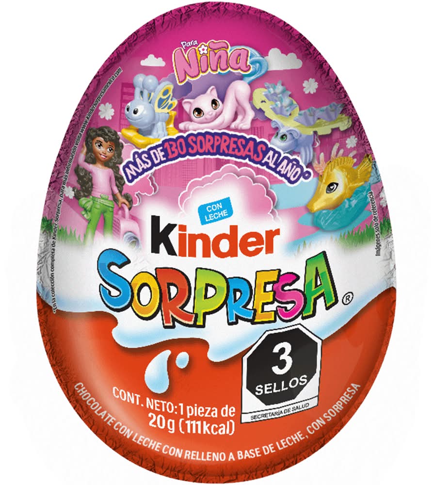 Kinder Sorpresa · Huevo de chocolate con leche (20 g)