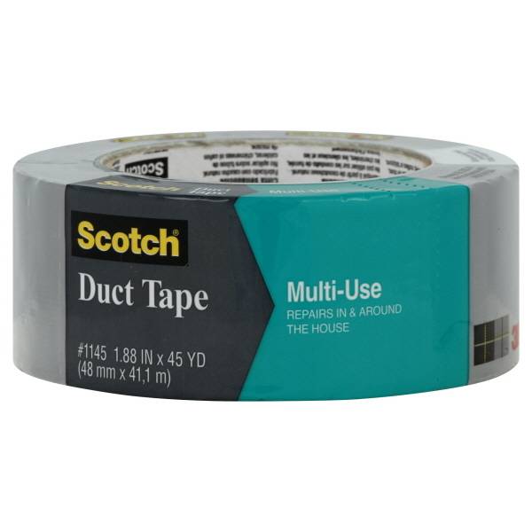 Scotch Multi-Use Duct Tape, 1.88 in x 45 yd, Gray