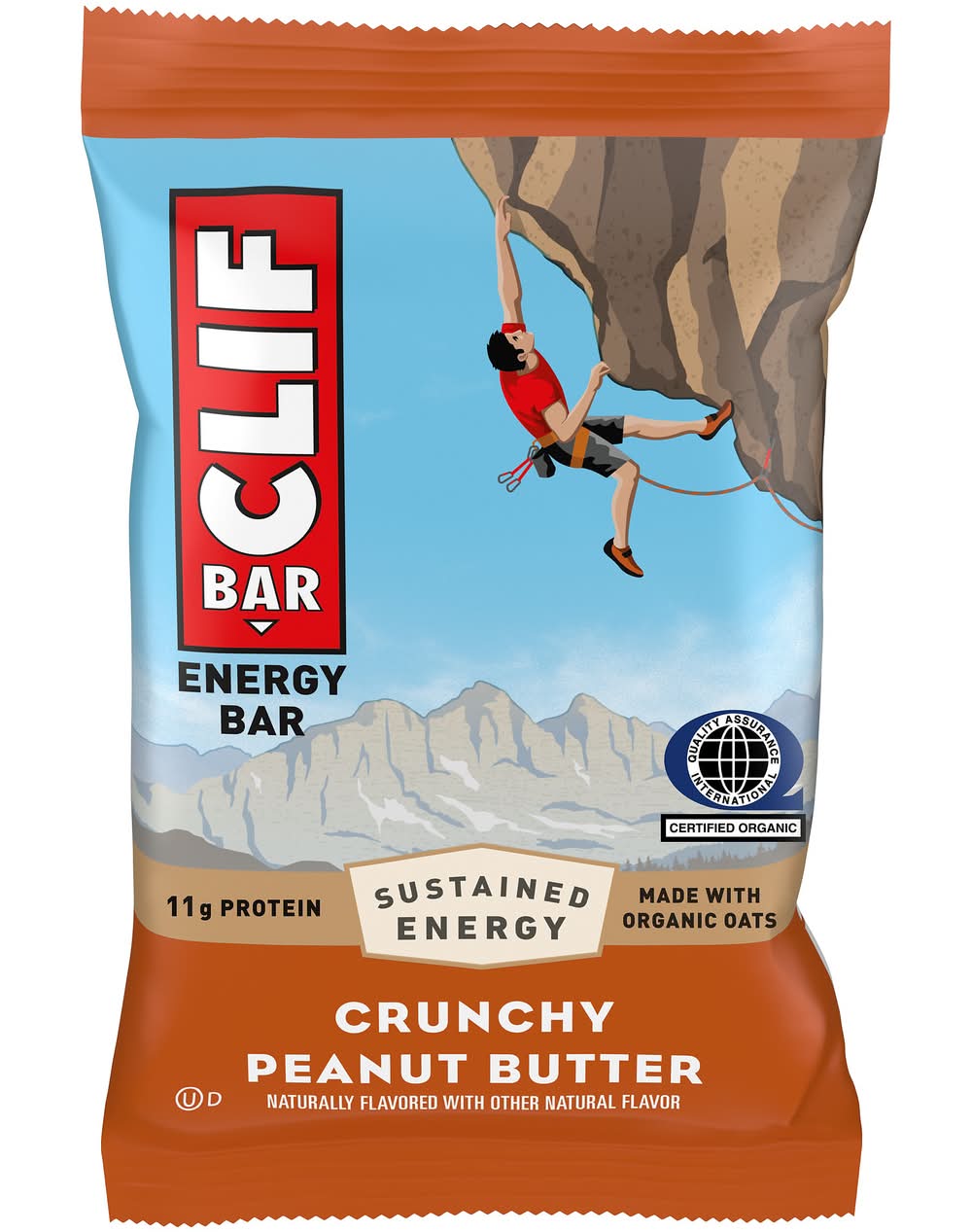 CLIF Bar Energy Bar, Crunchy Peanut Butter (2.4 oz)