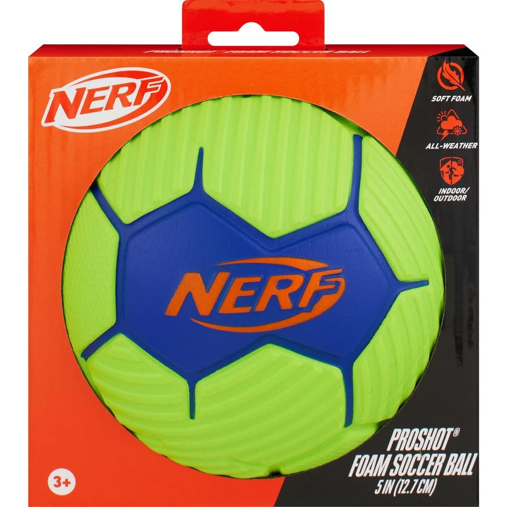 Nerf Proshot Foam Soccer Ball, 5 in