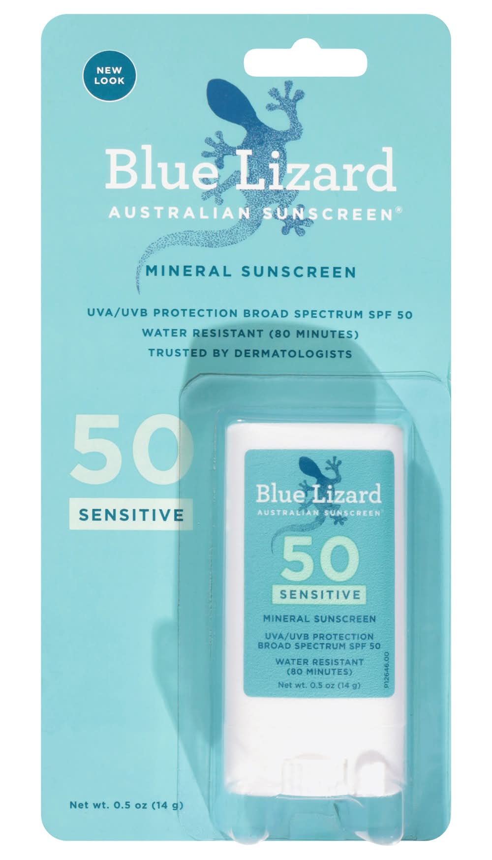 Blue Lizard Broad Spectrum Spf 50+ Sensitive Mineral Sunscreen Stick (0.5 oz)