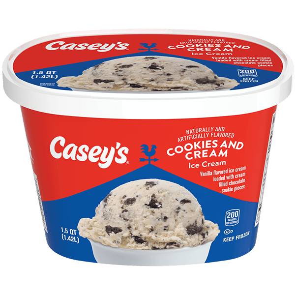 Casey's Cookies & Cream Ice Cream 48oz