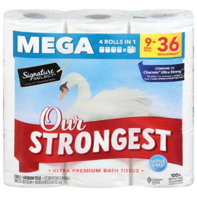 Signature Select Our Strongest Mega Bathroom Tissue