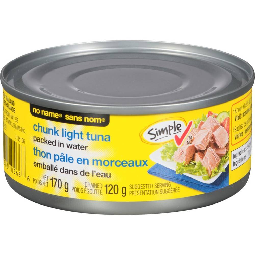 No Name Chunk Light Tuna in Water (170 g)