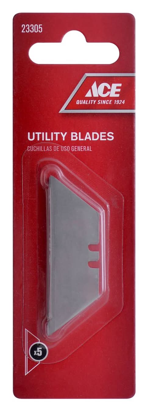 ACE Carbon Steel Heavy Duty Replacement Blade 5 Pk
