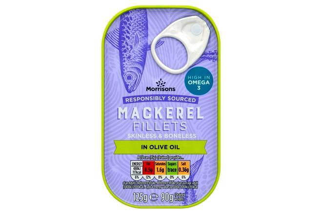 Morrisons Mackerel In Olive Oil