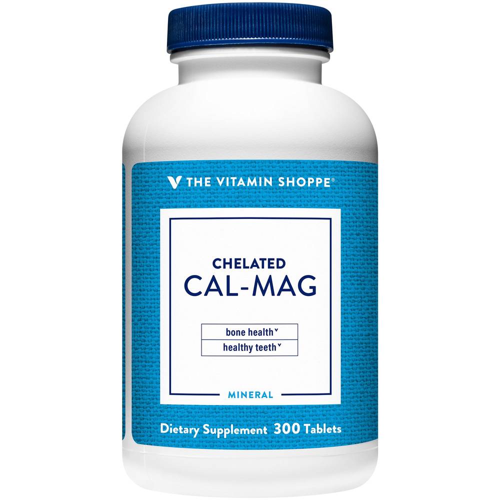 Chelated Cal-Mag - 2:1 Calcium Magnesium Ratio (300 Tablets)