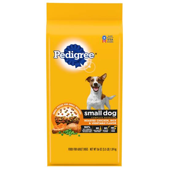 Pedigree Roasted Chicken, Rice & Vegetable Flavor Adult Food For Dogs