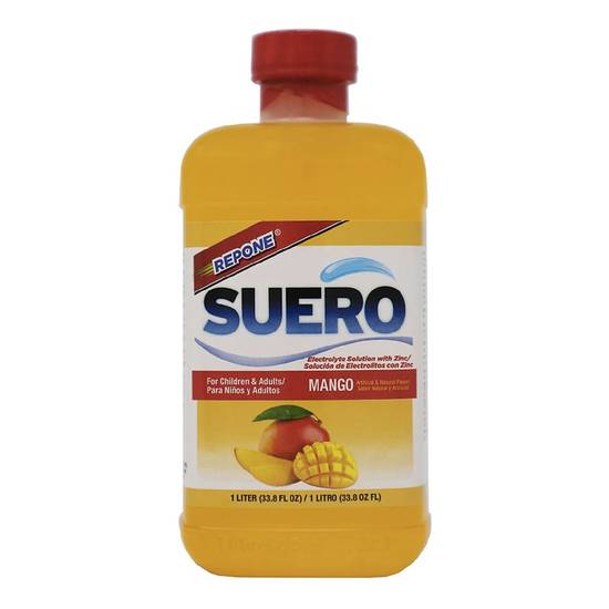 Suero Repone Electrolyte Solution, Mango, 33.8 OZ