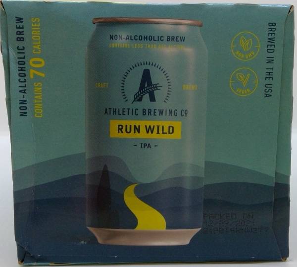 Athletic Brewing Co. Run Wild Ipa Non-Alcoholic Beer (6 ct , 12 fl oz)