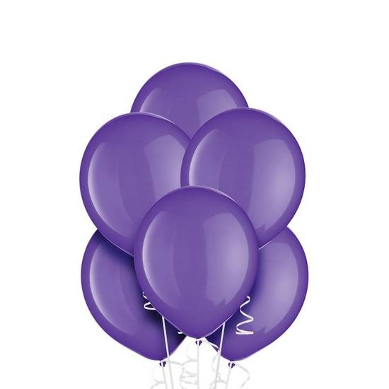 Uninflated 20ct, 9in, Purple Balloons