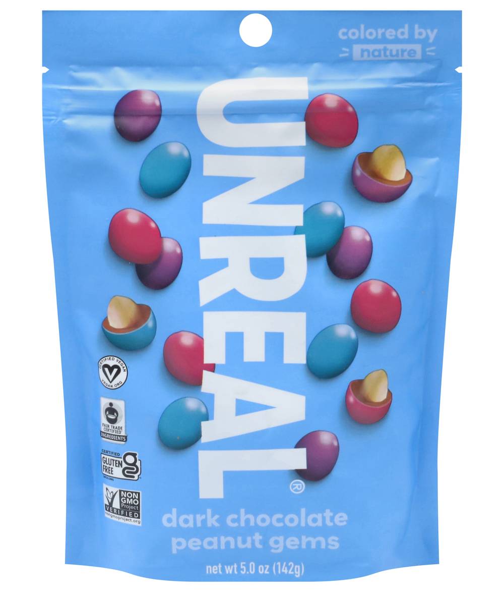 Unreal Peanuts Candies, Dark Chocolate (5 oz)