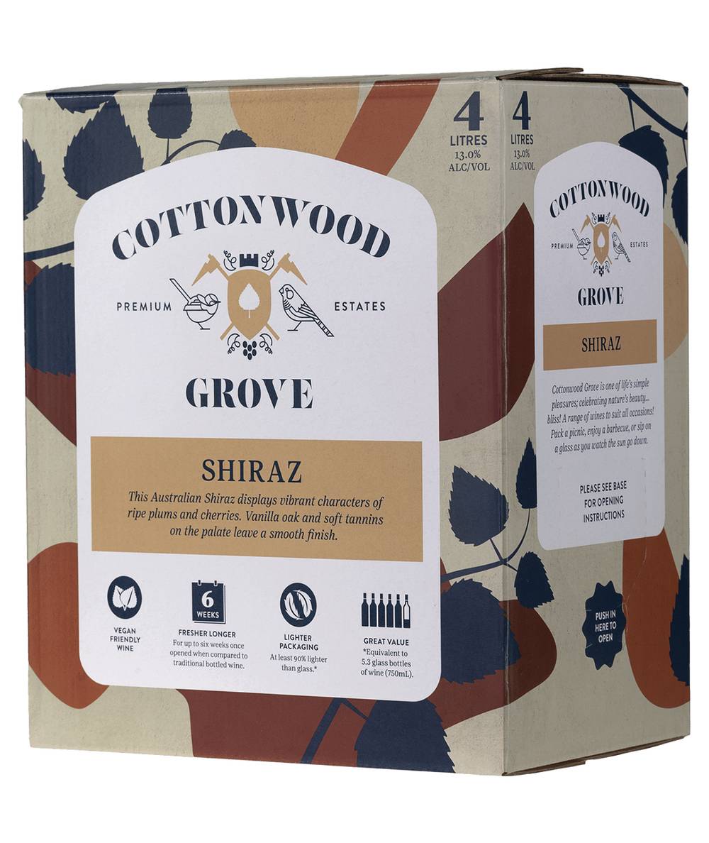 Cottonwood Grove Shiraz 4L