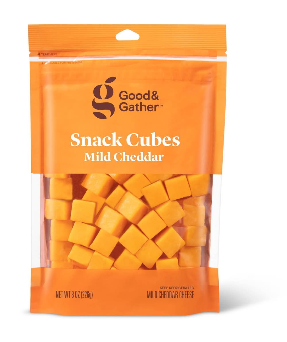 Good & Gather Mild Cheddar Cheese Snack Cubes (8 oz)