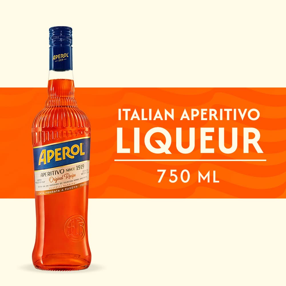 Aperol Italian Aperitivo Liqueur (750 ml)