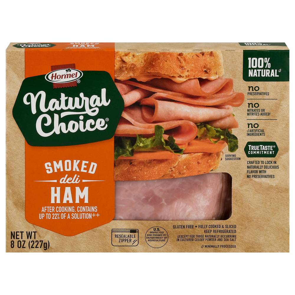 Hormel Natural Choice Smoked Deli Ham (8 oz)