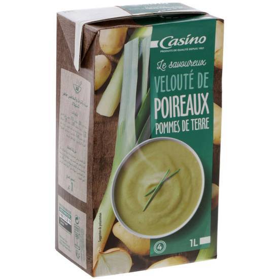 Casino Soupe Velouté de poireaux pommes de terre  1l