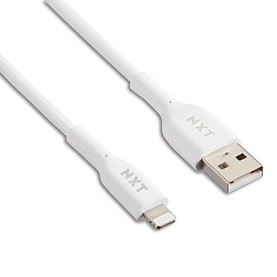 Nxt Technologies Braided Lightning To Usb Cable (white)