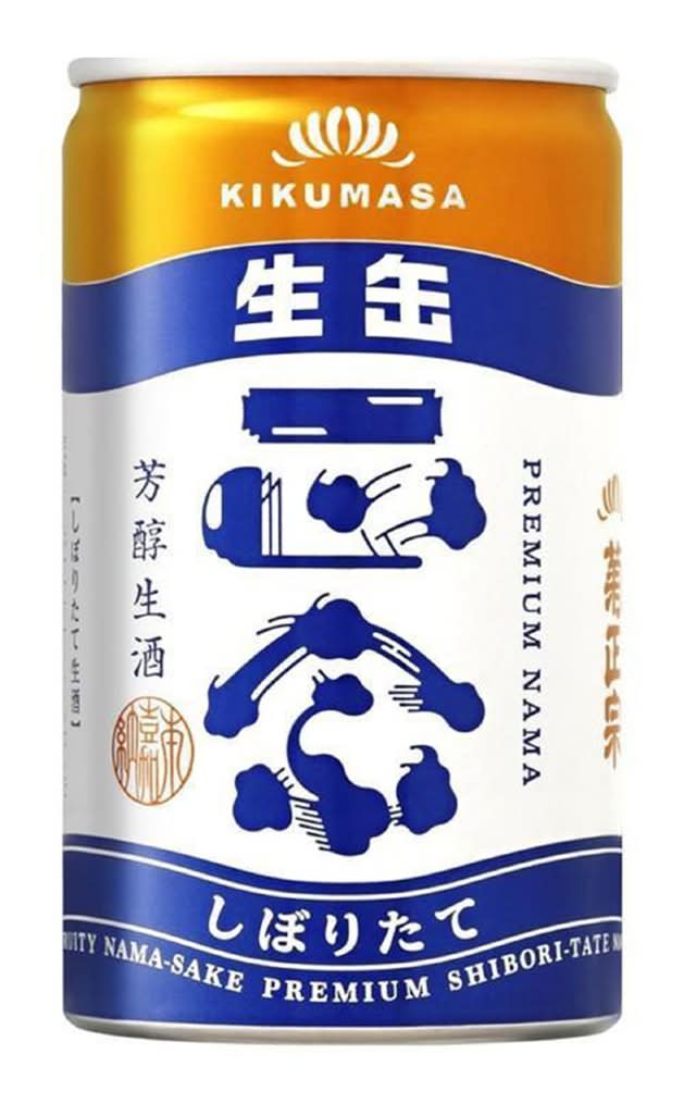 キクマサ　しぼりたて生酒缶１８０ＭＬ