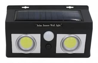 Aplique de Pared Solar Led con 2 Luces con Sensor Crepuscular y Movimiento, 7500K, 20000H, 7hSevenOn