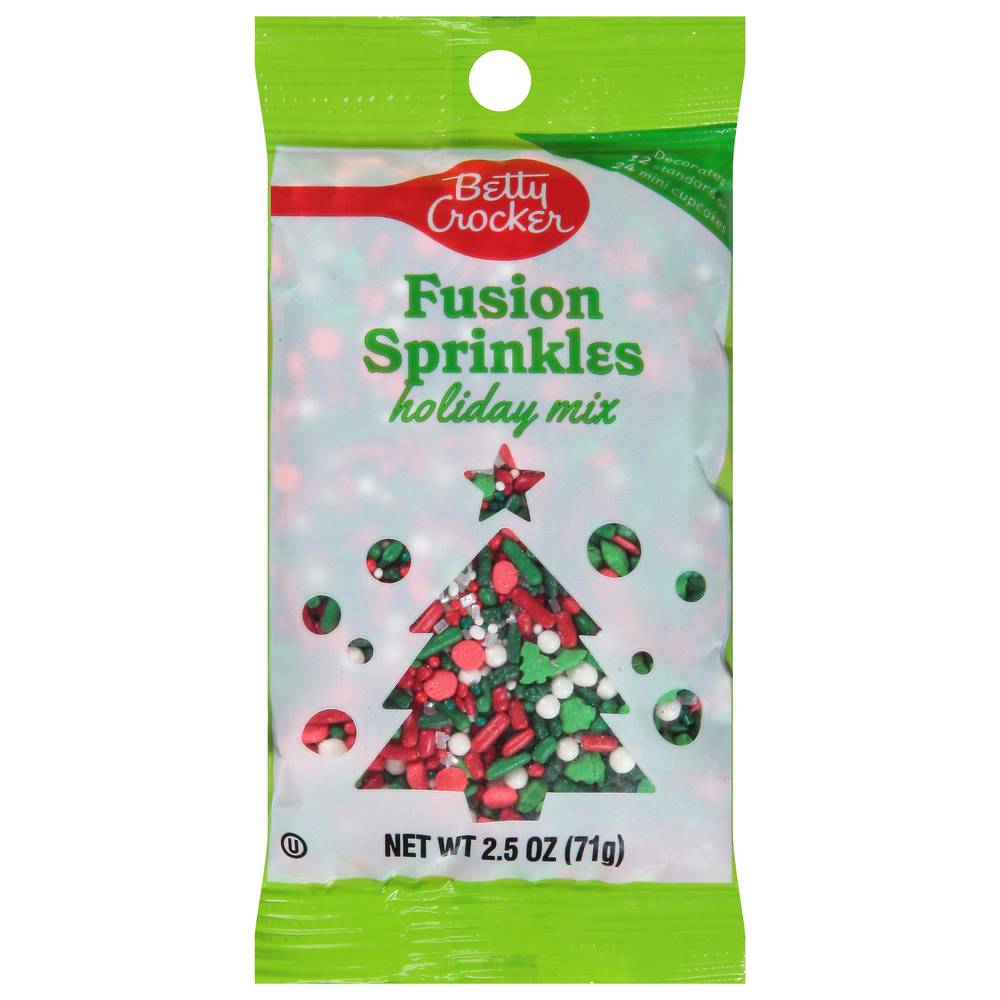 Betty Crocker Fusion Sprinkles Holiday Mix (2.5 oz)