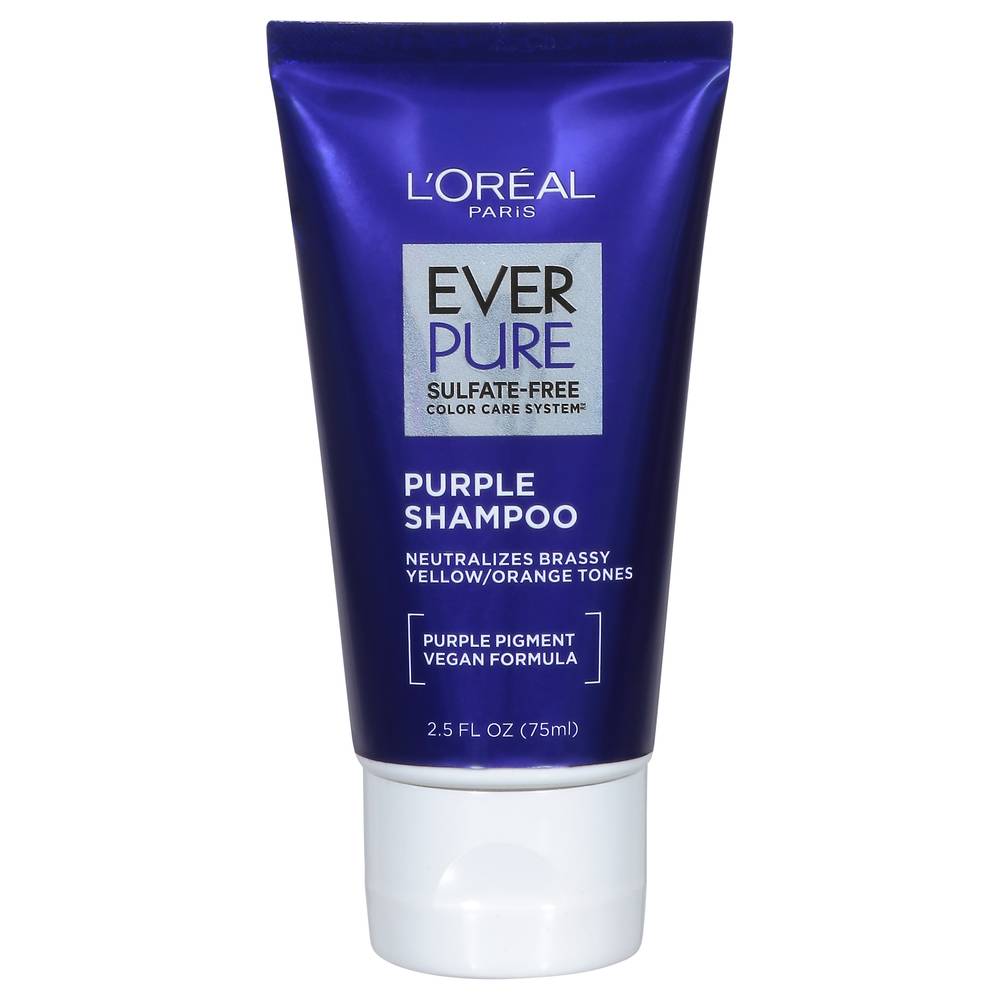 L'Oréal Ever Pure Sulfate Free Shampoo, Purple Pigment (2.5 fl oz)