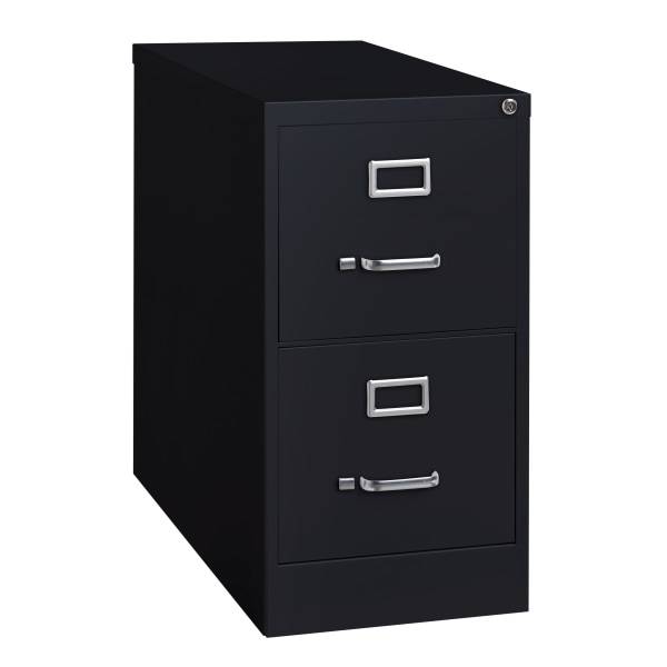 WORKPRO Vertical 2-drawer Letter Size File Metal Black Cabinet