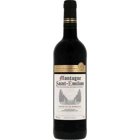 Vin rouge Bordeaux Montagne Saint Emilion Merlot - Cabernet Sauvignon LA CAVE D'AUGUSTIN FLORENT - La bouteille de 75cL