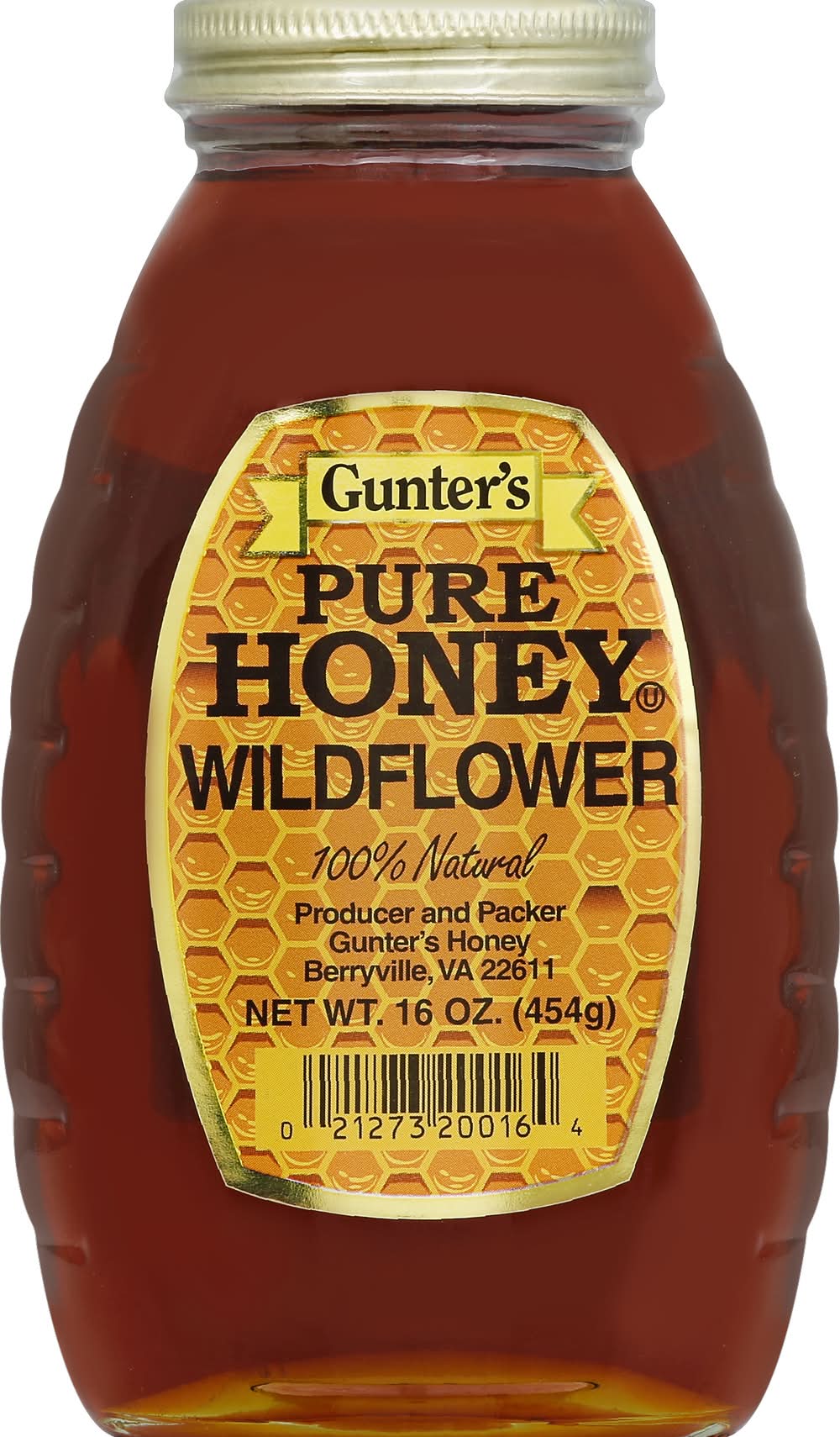 Gunter's Pure Honey Wildflower (16 oz)