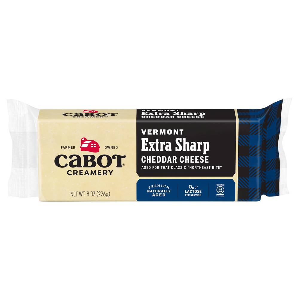 Cabot Extra Sharp Vermont Cheddar Cheese (8 oz)