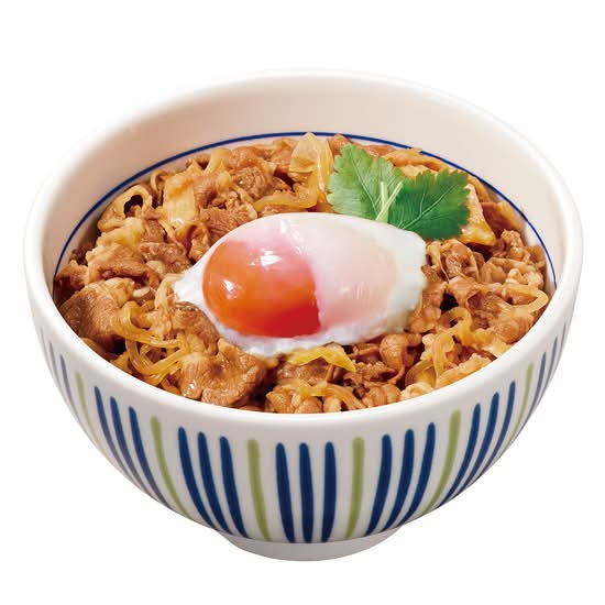 温たま牛すき丼 Beef Sukiyaki Rice Bowl w/Soft-Boiled Egg