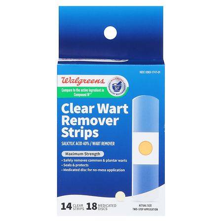 Walgreens Wart Remover Strips - 14.0 ea