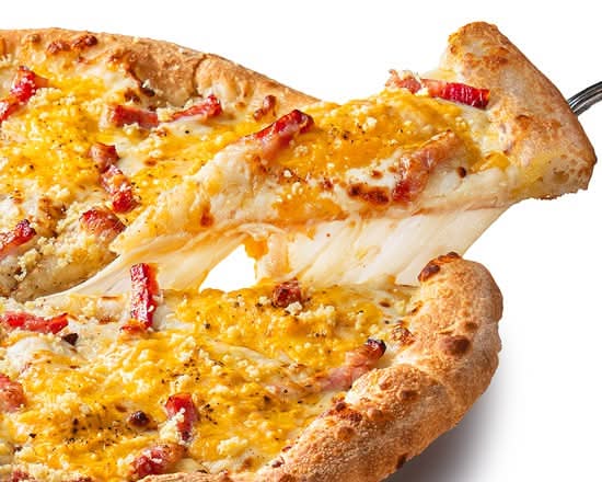とろっとカルボナーラピザ  Thick Carbonara Pizza
