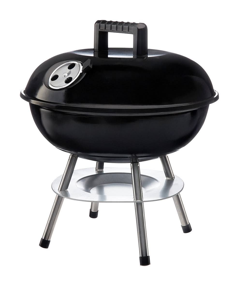 Flame Glo Round Tabletop Charcoal Grill, 14 in
