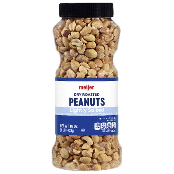 Meijer Lightly Salted Dry Roasted Peanuts (1 lbs)