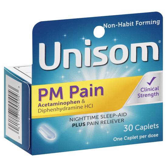 Unisom Pm Pain Nighttime Sleep-Aid Caplets