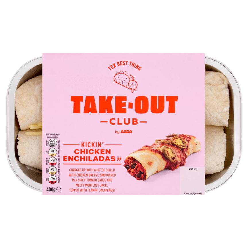 ASDA Take-Out Club Kickin Chicken Enchiladas