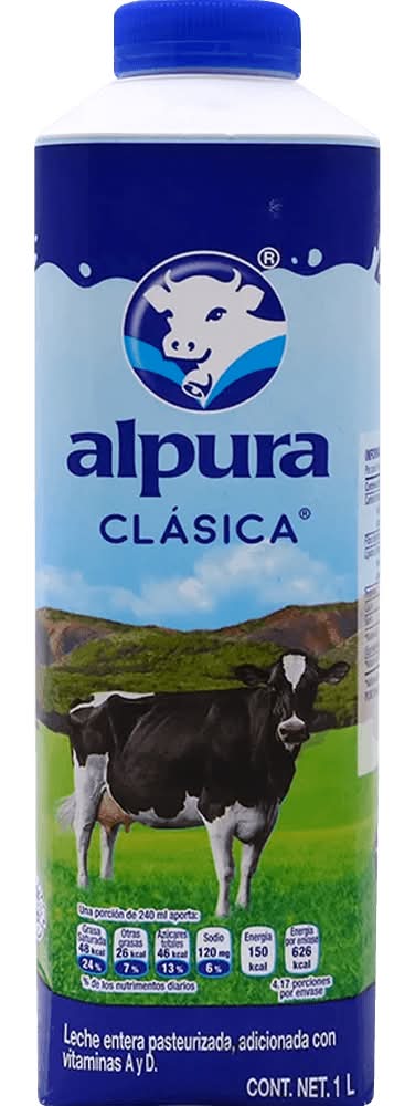 Alpura · Leche entera clásica (1 L)