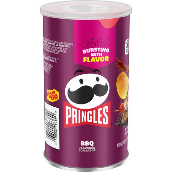 Pringles BBQ Potato Crisps Grab N' Go, 2.3 oz