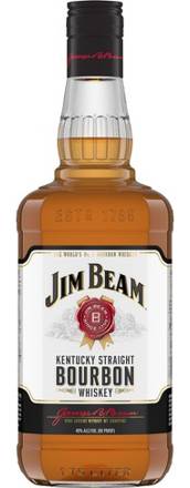 Jim Beam Bourbon Whiskey 1.75L Plastic Bottle