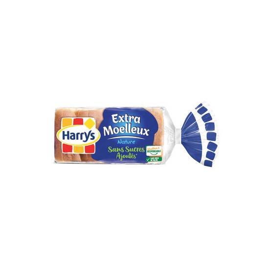 Harrys extra moelleux pain de mie sans sucres ajoutés 280 g