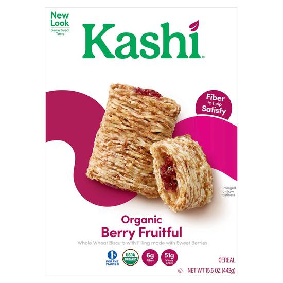 Kashi Organic Berry Fruit Whole Wheat Biscuits Cereal