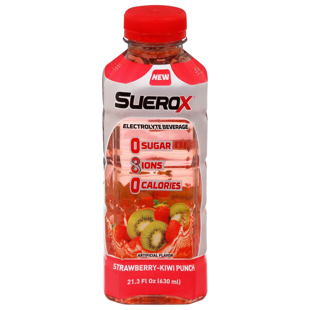 Suerox Strawberry Kiwi Punch Electrolyte Beverage (21.3 fl oz)