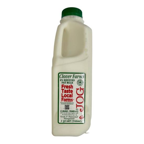 Clover Farms Jog 2% Reduced Fat Milk (1 quart)